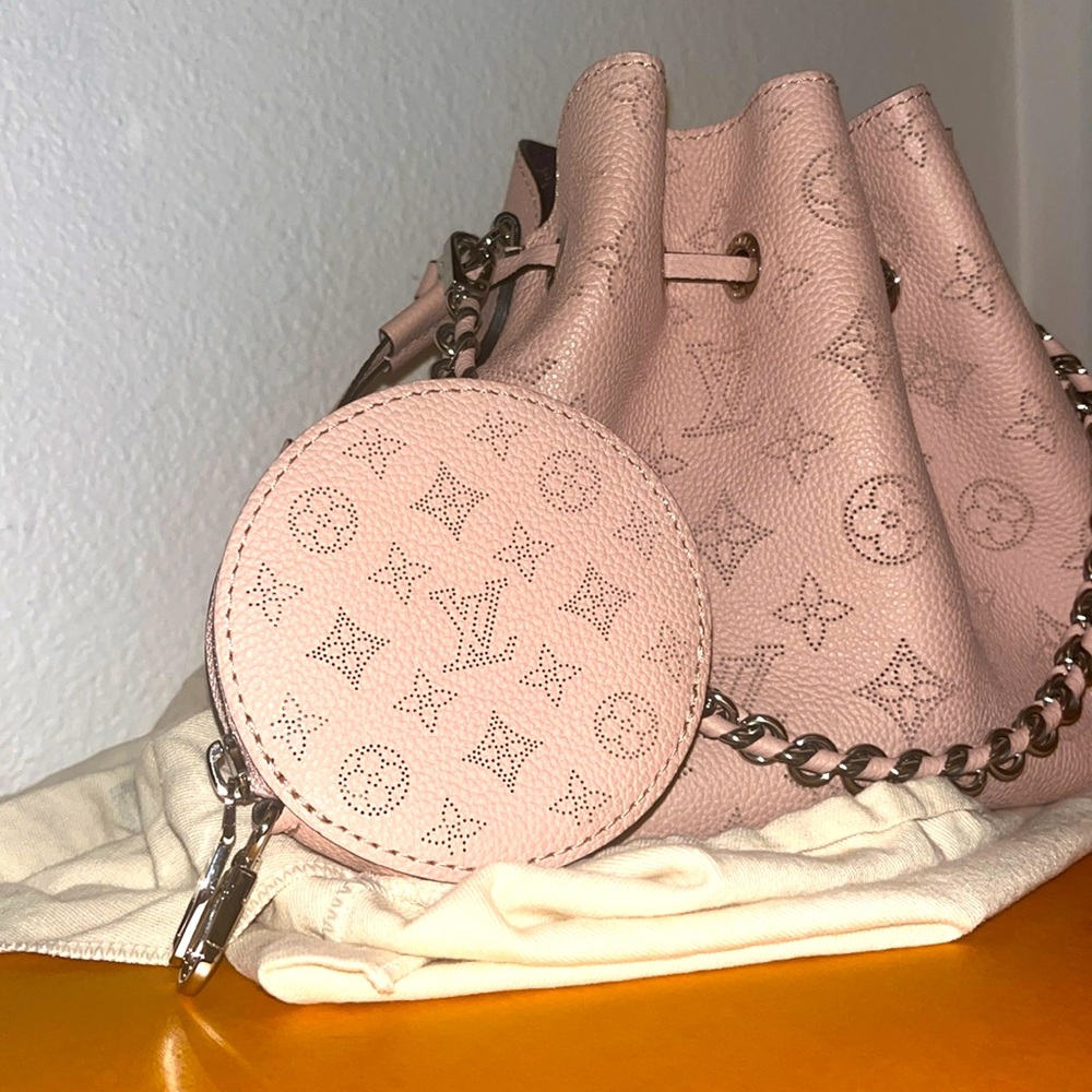 Louis Vuitton Mahina Leather Bella Medium Bucket Bag